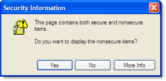 Mixed Content Warning