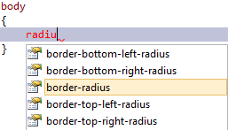 Visual Studio 2012 CSS Editor