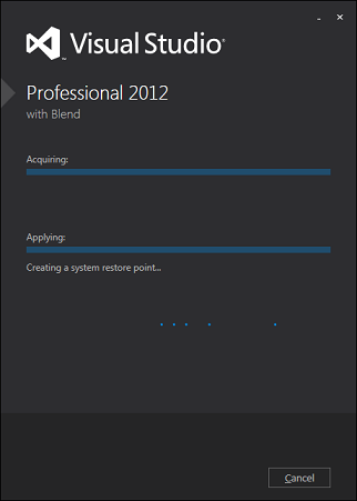Visual Studio 2012 Install